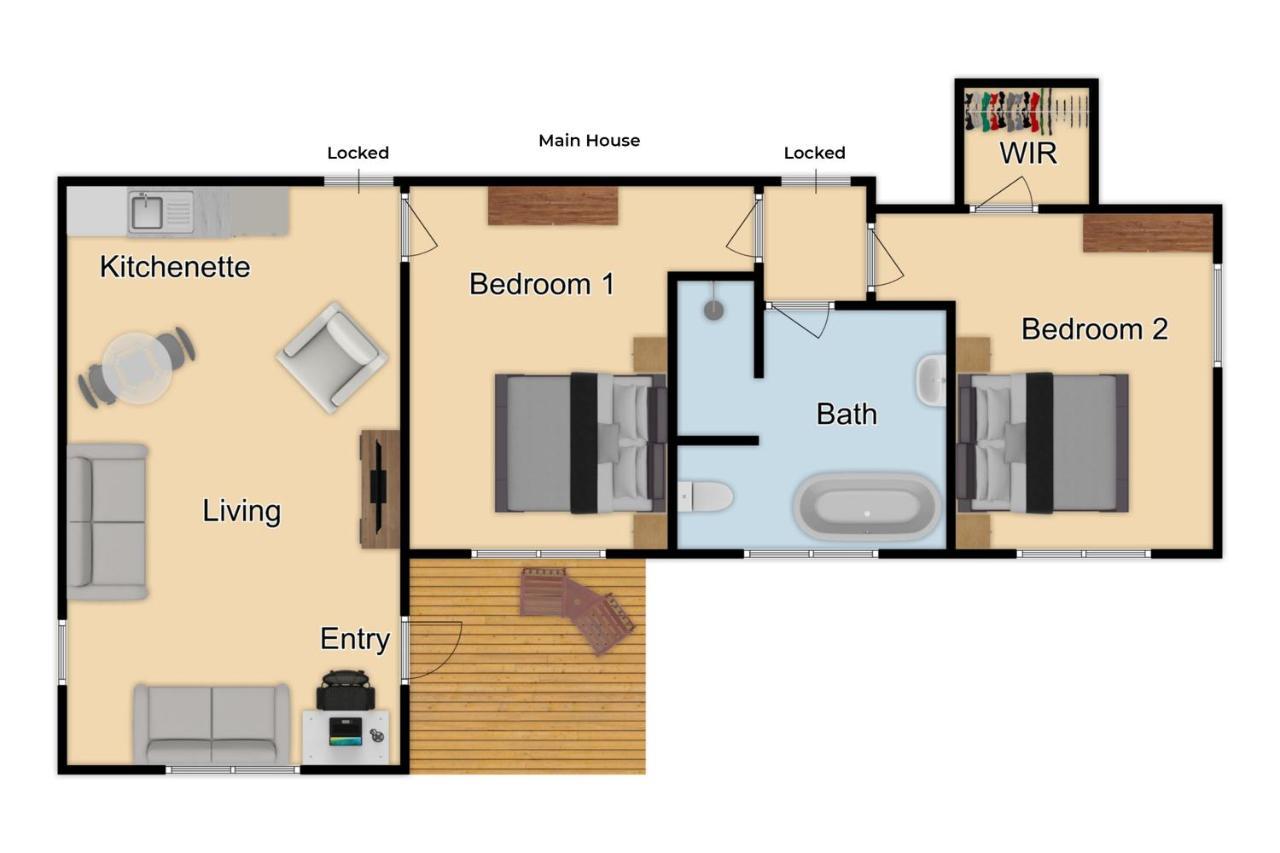 Sweet Magnolia 1 Or 2 Bedroom Suite St Kilda Cambridge With Complimentary Continental Breakfast Kültér fotó